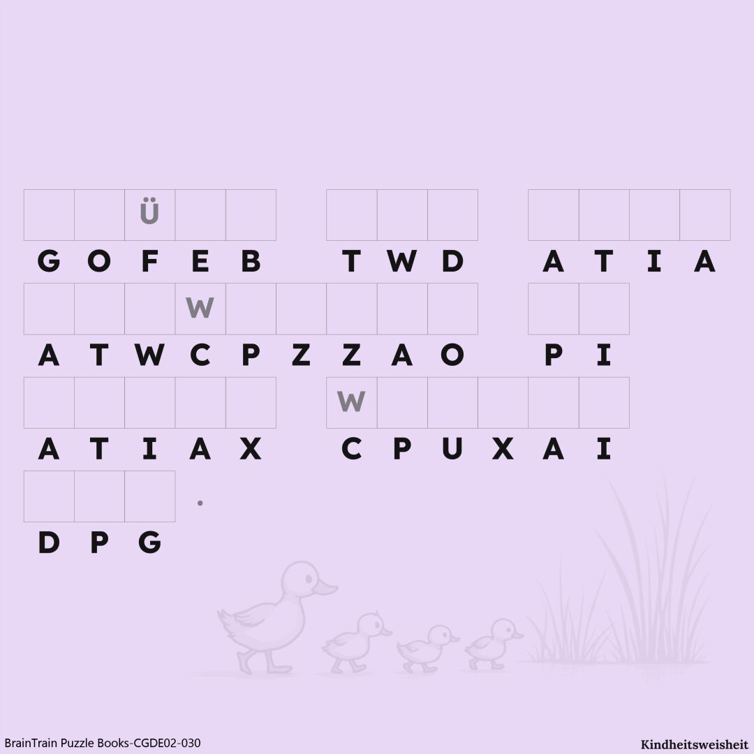 Knack das Zitat des Tages – wenn du dich traust!
#kopfnüsse #codeknacken #täglicheinspiration #rätsel #kryptogramm #zahlenraetsel #spass #zitat #buchstaben #gehirn #herausforderung #kindheitsweisheit