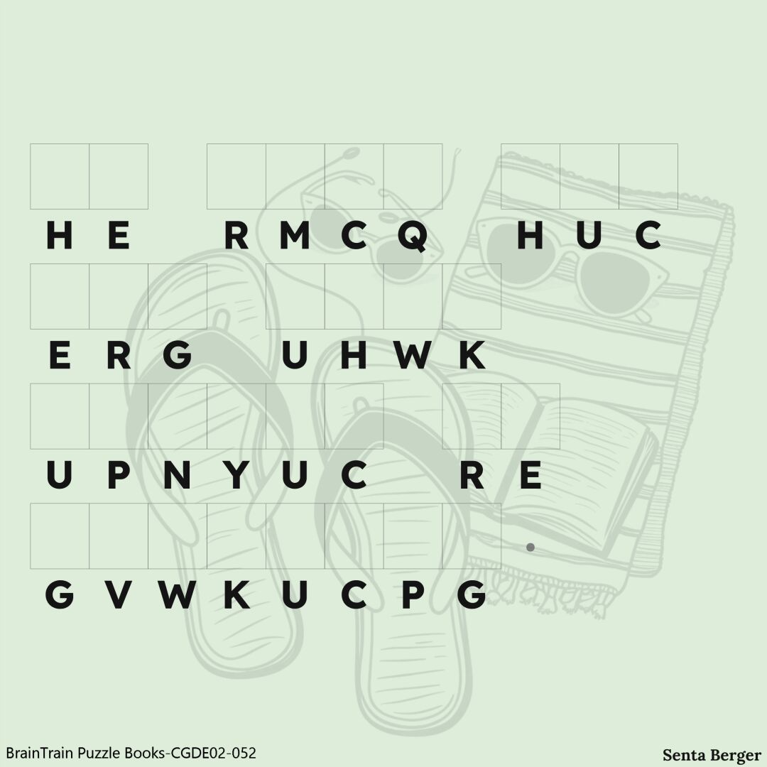 Ein Moment voller Weisheit ist hier versteckt – kannst du ihn entschlüsseln?
#kopfnüsse #codeknacken #täglicheinspiration #rätsel #kryptogramm #zahlenraetsel #spass #zitat #buchstaben #gehirn #herausforderung #sentaberger