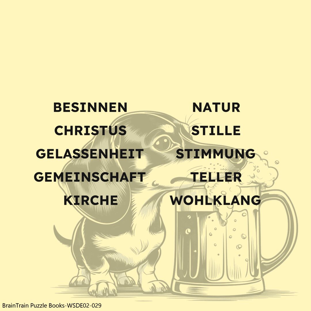 Dieses Rätsel bringt Freude, Ruhe und ein wenig Herausforderung – los geht’s!
#wortsuche #denkspiel #täglichesrätsel #entspannung #wörtersuche