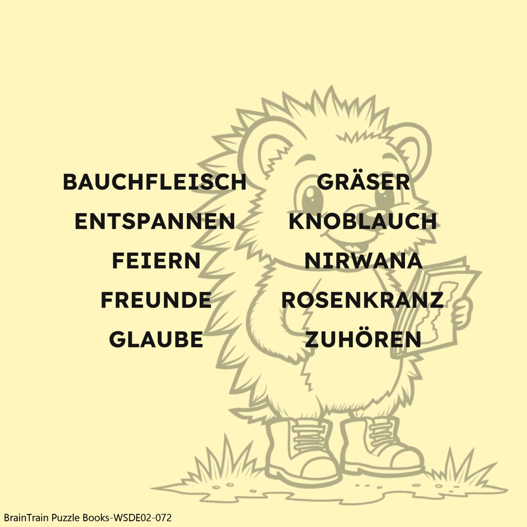 Kleiner Tipp: Finde zuerst das Wort, das dich lächeln lässt!
#rätselliebe #geistigefitness #buchpause #fürdich #wörtersuche